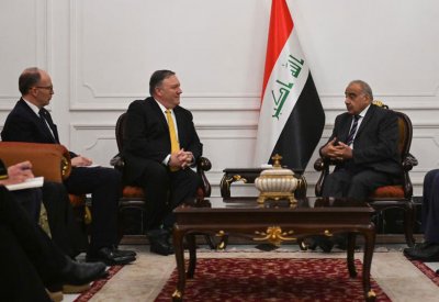 بومبيو يطالب العراق بـ"صون" سيادته بمواجهة هجمات إيران