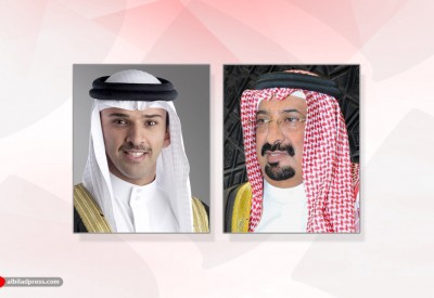 رئيس اتحاد الكرة يهنئ رئيس نادي المحرق