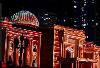 إنطلاق مهرجان أضواء الشارقة 2020
