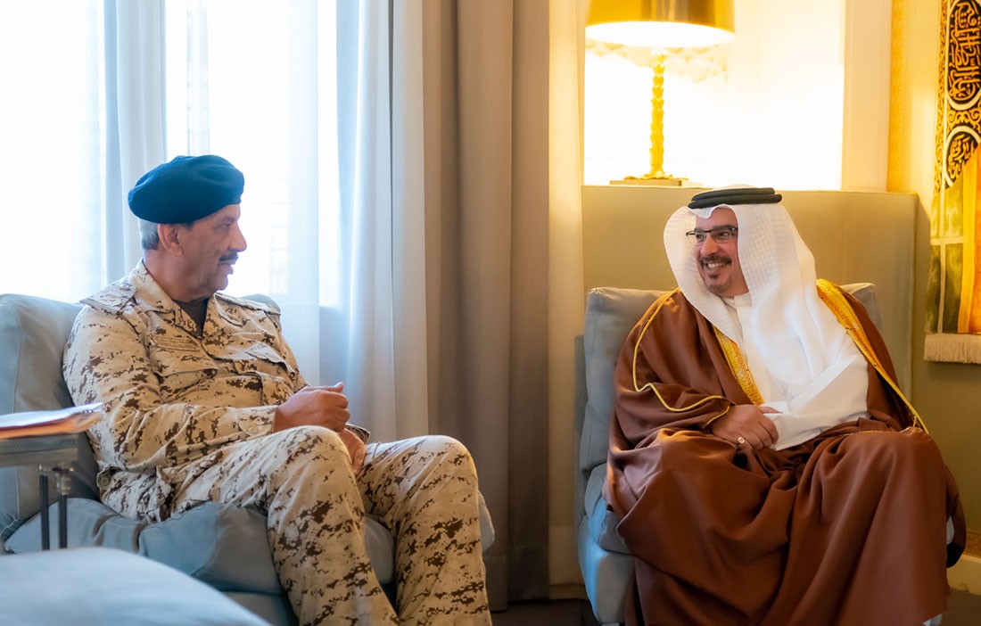 سمو ولي العهد يشيد بالإمكانيات البشرية ومستوى الجاهزية القتالية والإدارية لقوة دفاع البحرين