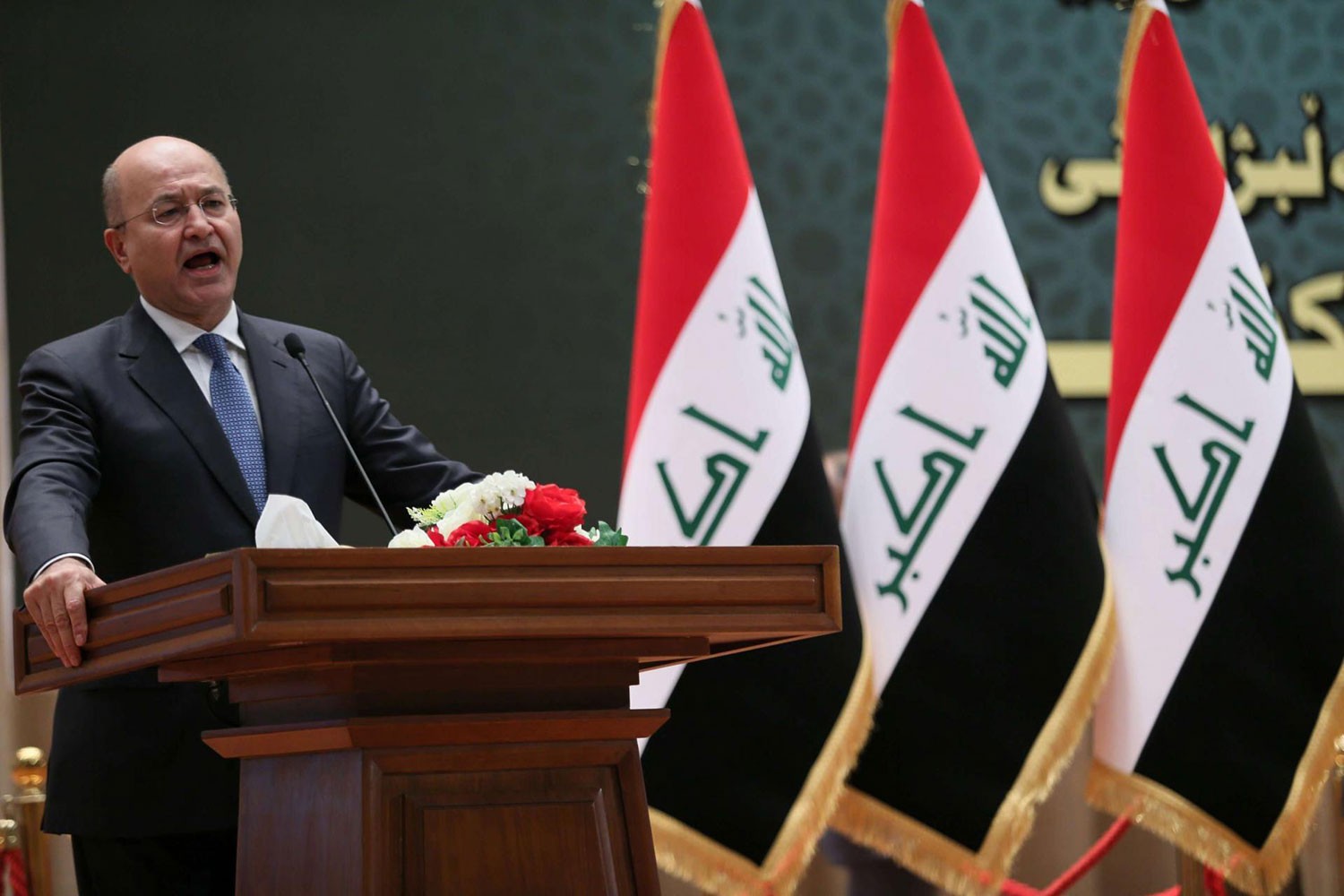 رئيس العراق يدعو الجميع لضبط النفس بعد مقتل سليماني