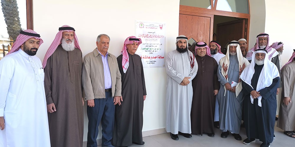افتتاح صالة أحمد وعائشة غاز بالحجيات 