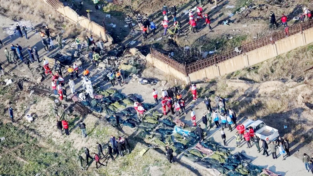 إيران: طائرة أوكرانيا أسقطت عملاً بـ"حرية إطلاق النار"
