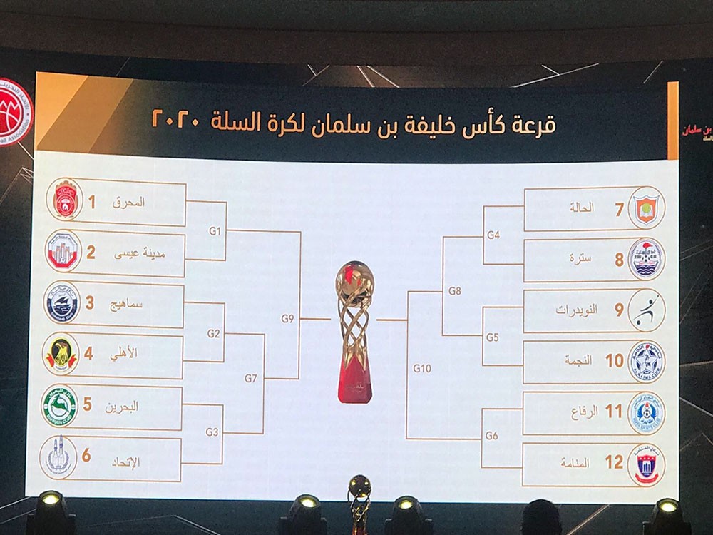 قمة مبكرة بين المنامة والرفاع بكأس خليفة بن سلمان