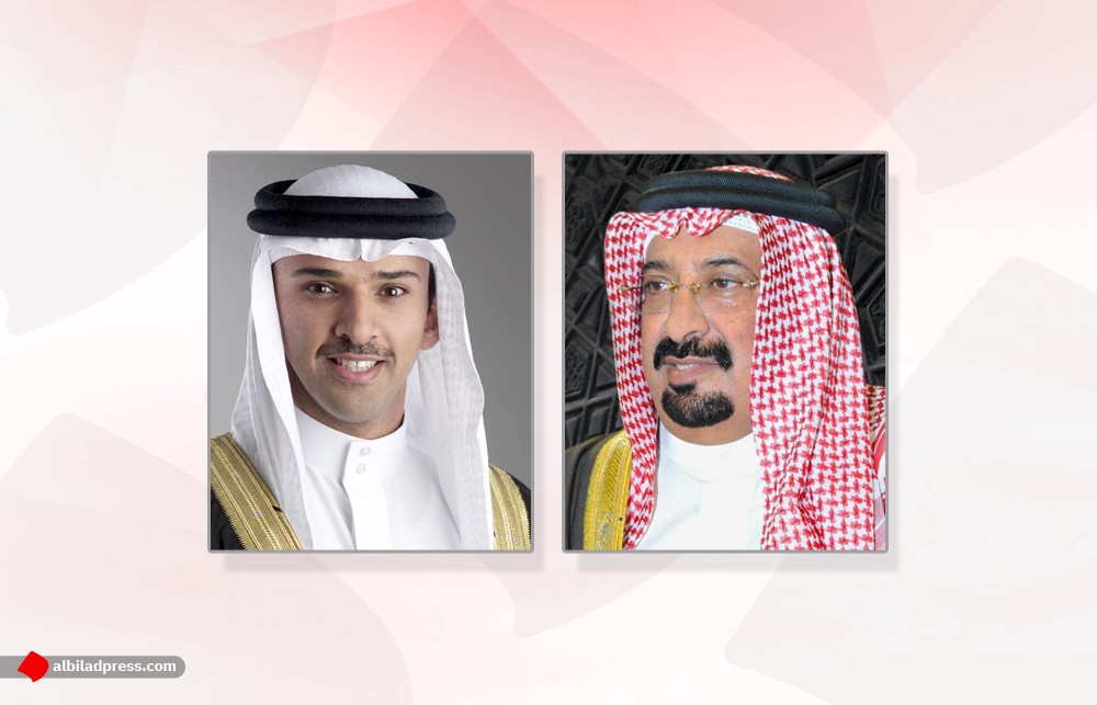 رئيس اتحاد الكرة يهنئ رئيس نادي المحرق