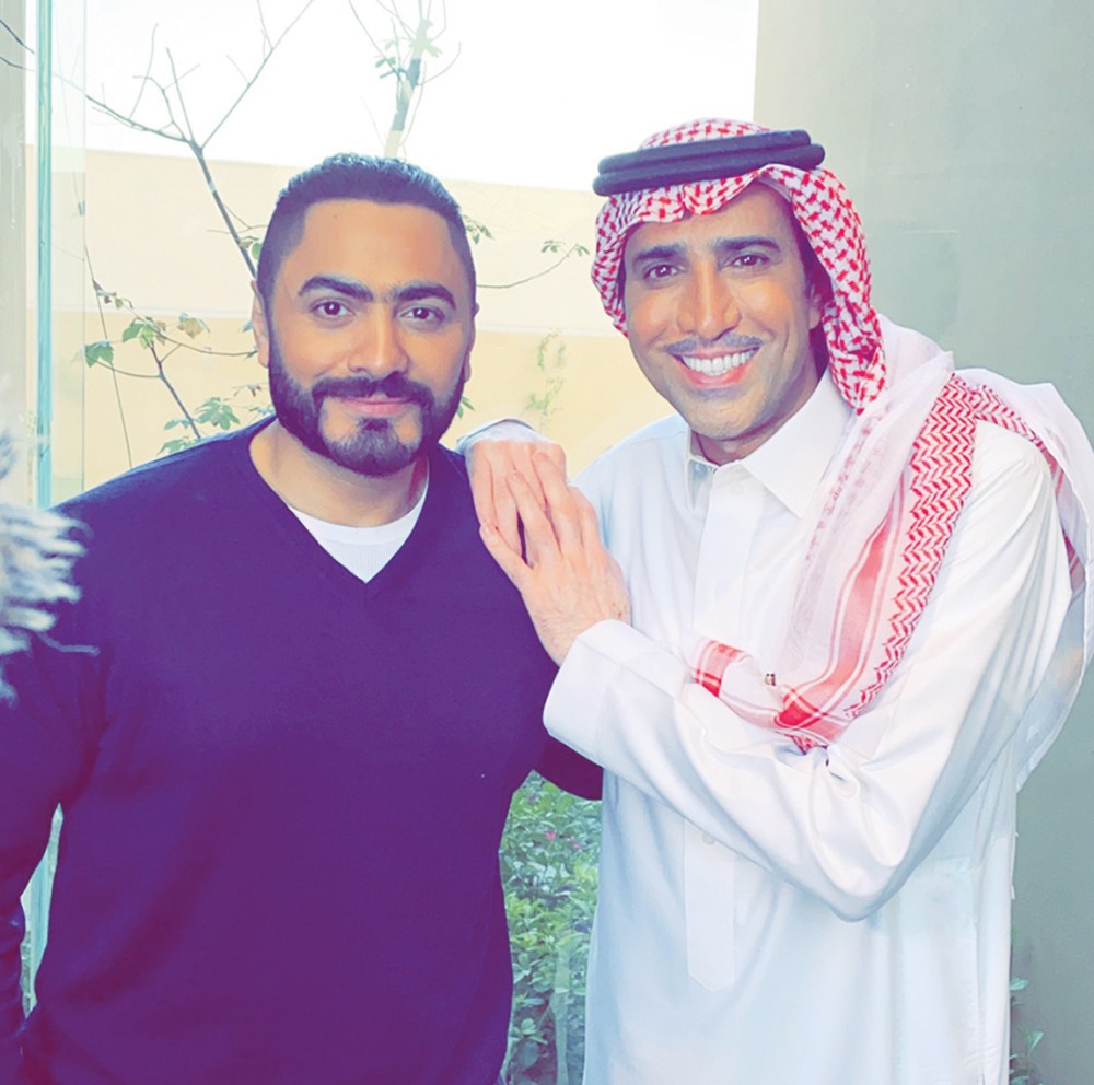 فايز المالكي يشارك تامر حسني بطولة فيلم "مش أنا"