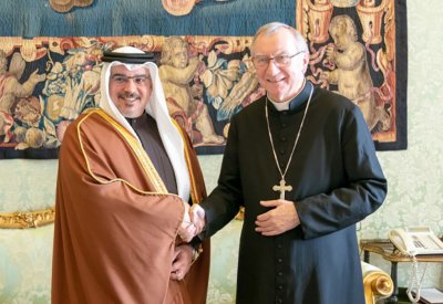 ولي العهد: مملكة البحرين تواصل تعزيز التعاون مع الفاتيكان بما يفتح أفقا أرحب في مسارات العلاقات الثنائية