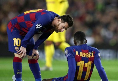  برشلونة يكشف طبيعة إصابة ديمبيلي"الخطيرة" 