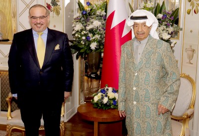 سمو رئيس الوزراء يستقبل سمو ولي العهد في مقر إقامة سموه بألمانيا