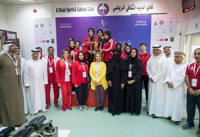 راميات البحرين يتوّجن بكأس التفوق العام لمسابقة الرماية في "عربية السيدات 2020"