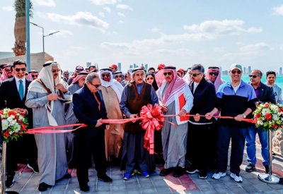 خالد بن عبد الله يفتتح ممشى ساحل البسيتين وسط أجواء رياضية وصحية