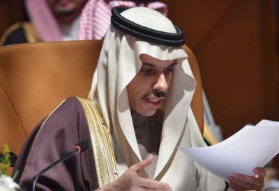 وزير الخارجية السعودي: نقف مع فلسطين ولا علاقة لنا بإسرائيل