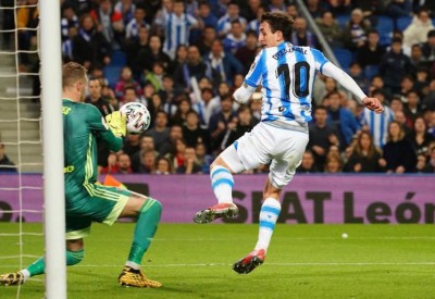 فوز صعب لسوسييداد على ميرانديس في نصف نهائي الكأس