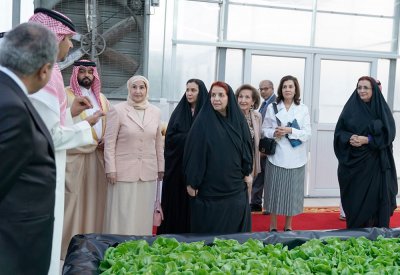 الأميرة سبيكة تفتتح دار أكوا للاستزراع بهورة عالي