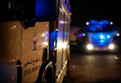 بالصور: حريق يلتهم مستودع في توبلي.. ولا إصابات