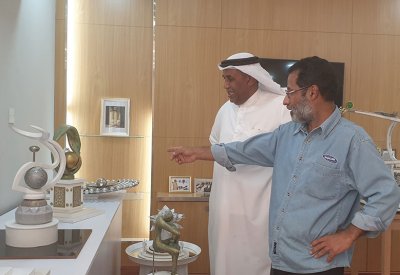 الفنان الحسن.. النصب التذكارية تبرز عراقة تراثنا وتقدمنا الحضاري