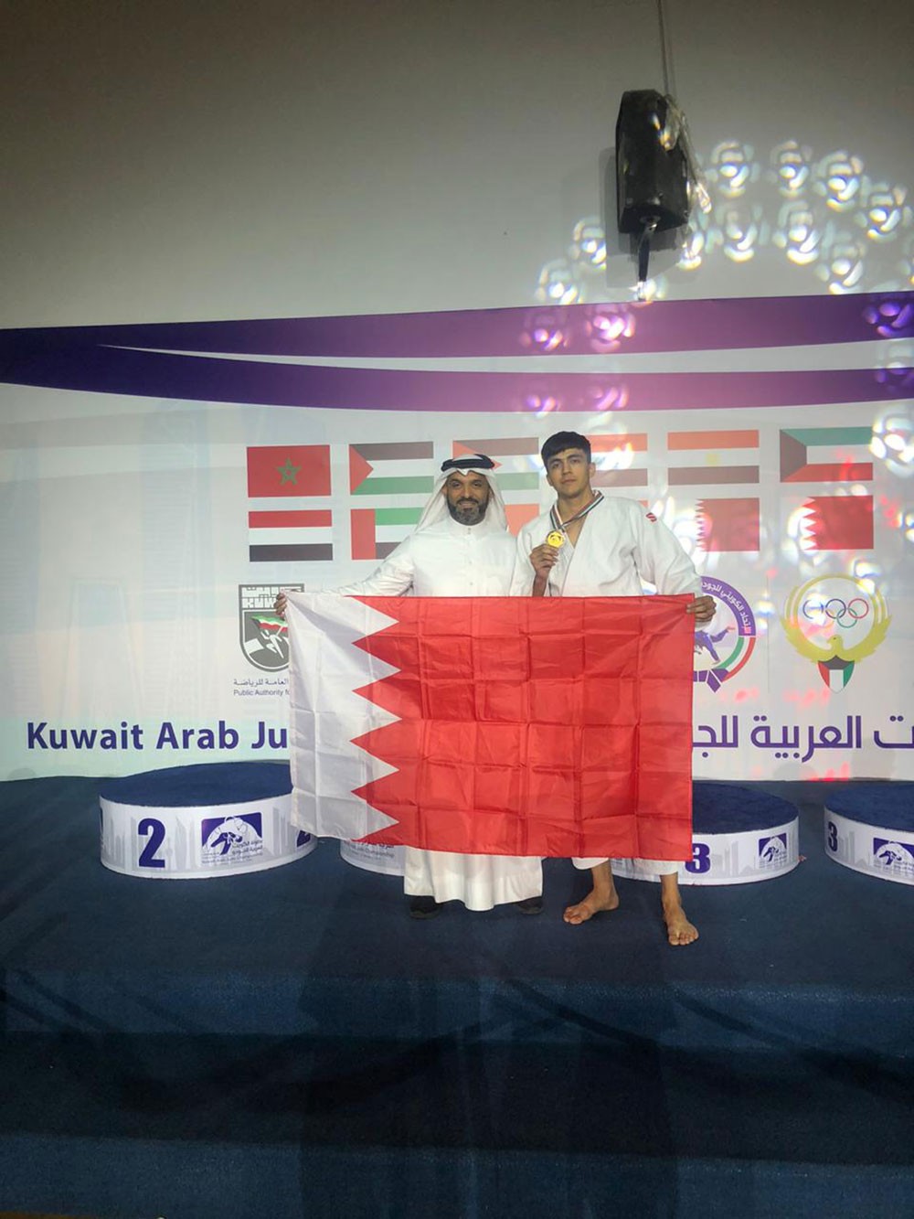 عبدالله نعمة يهدي البحرين برونزيتان من بطولة الأندية والمنتخبات العربية للجودو