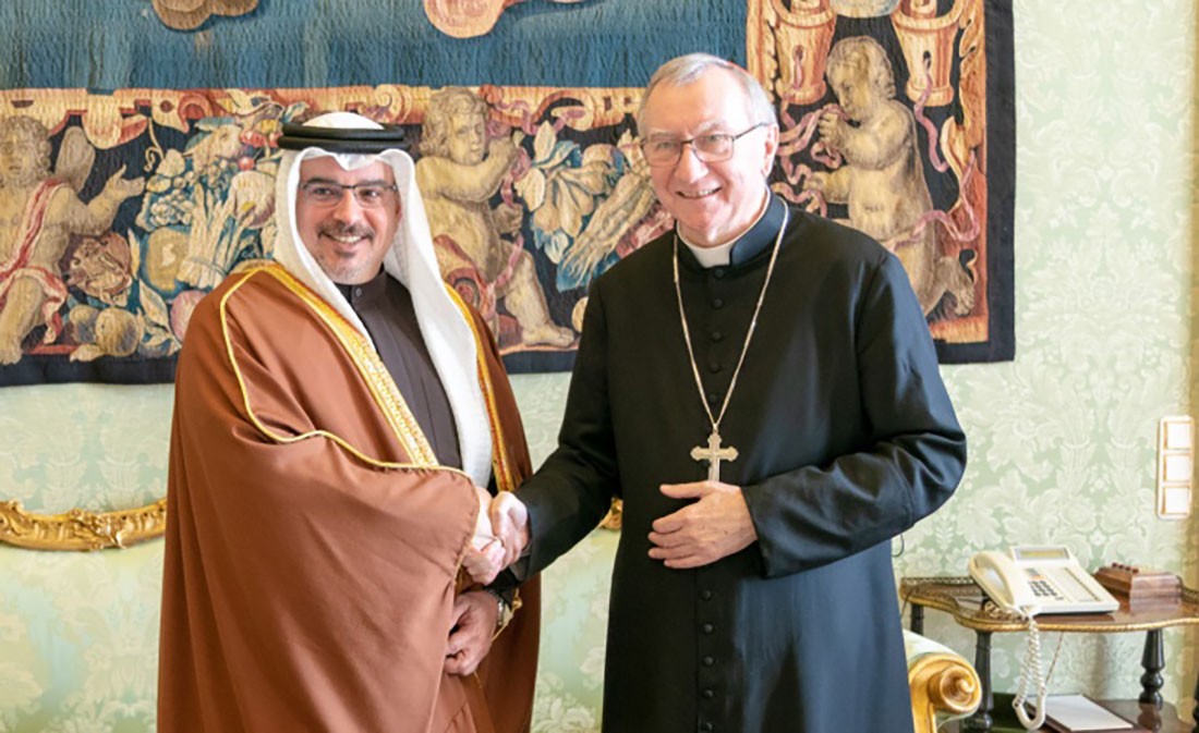 ولي العهد: مملكة البحرين تواصل تعزيز التعاون مع الفاتيكان بما يفتح أفقا أرحب في مسارات العلاقات الثنائية