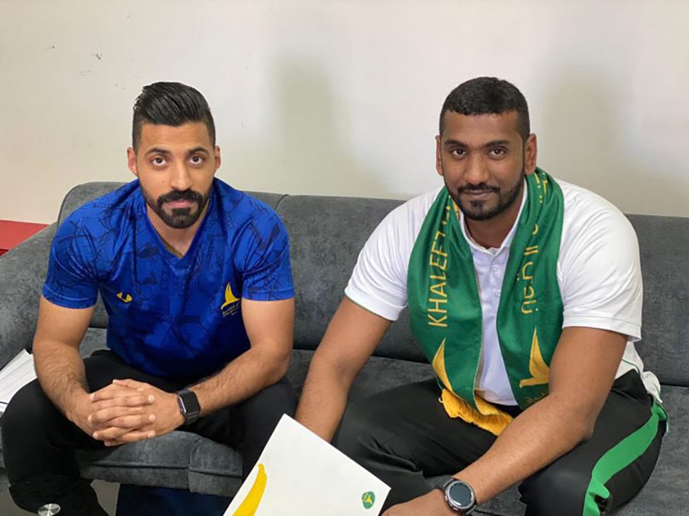 نايف الزري يحمي عرين الخليج السعودي