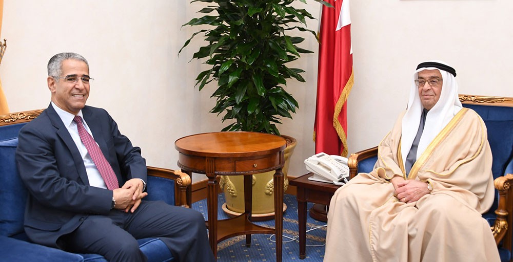 محمد بن مبارك يستقبل نائب رئيسة النواب