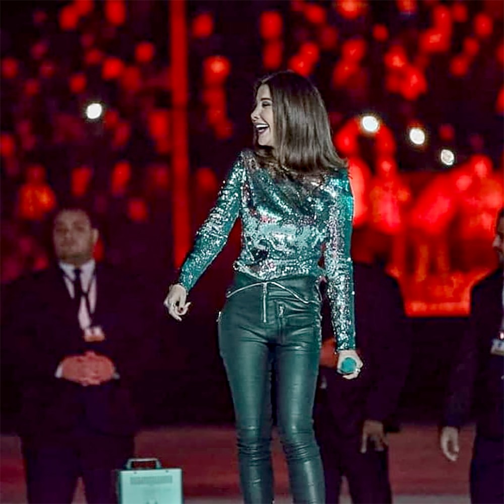 نانسي عجرم تشعل أجواء عيد الحب في القاهرة