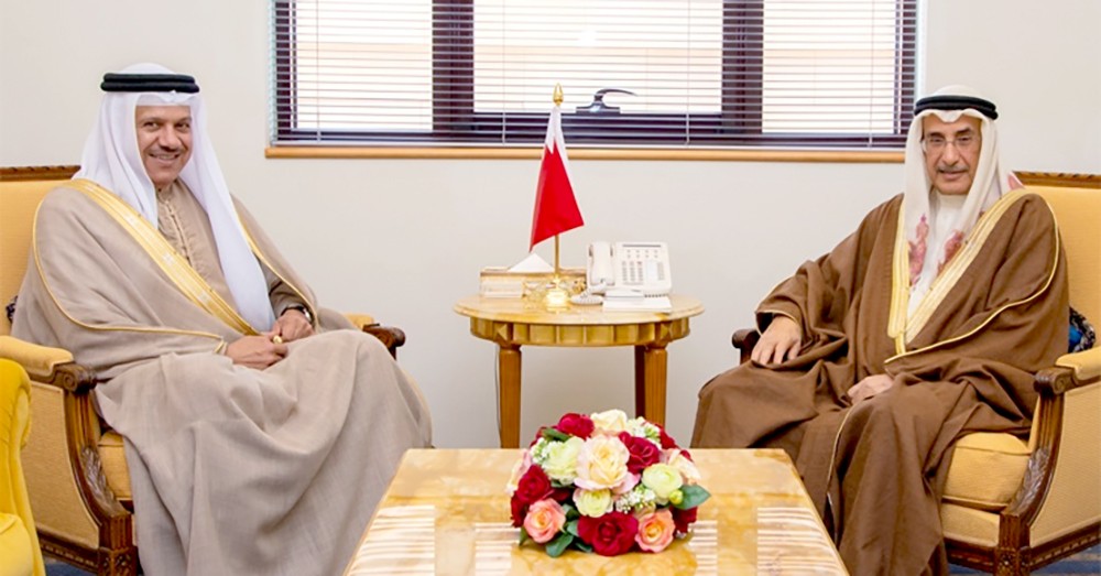 الشيخ خالد بن عبد الله يستقبل وزير الخارجية بمناسبة تعيينه في منصبه الجديد