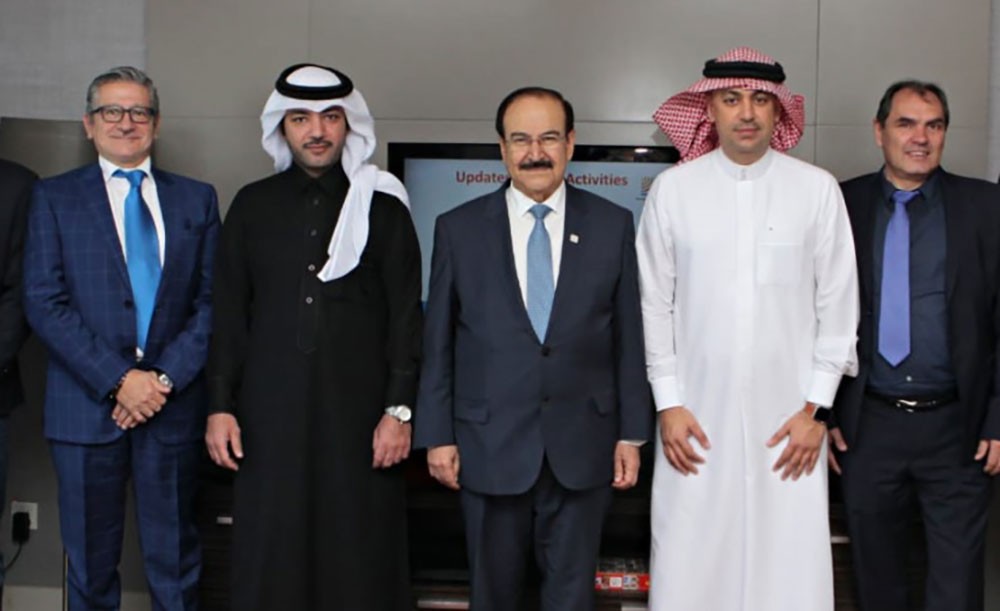 ميرزا يستقبل وفداً من مجموعة شركات متخصصة في الطاقة المستدامة