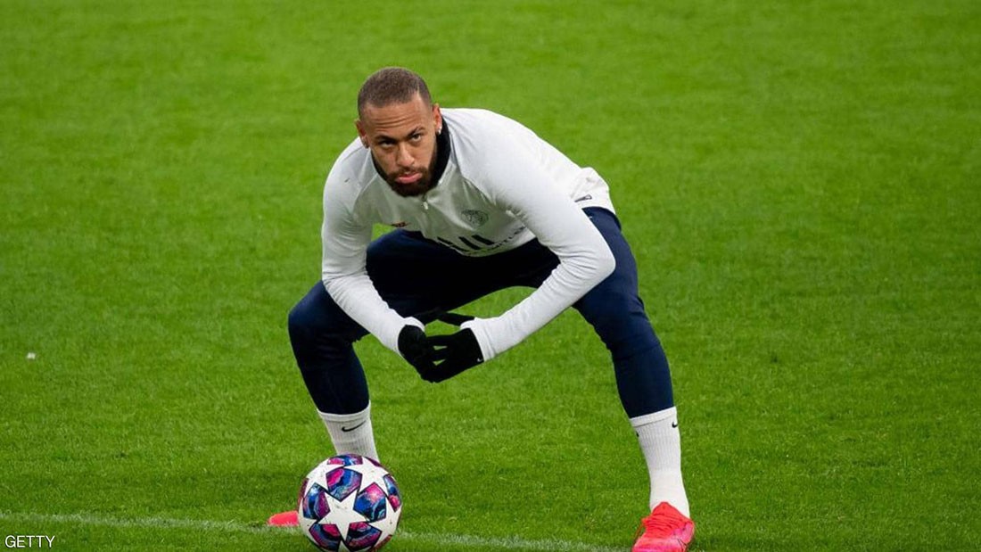  نيمار يتأهب للمشاركة في مباراة دورتموند 