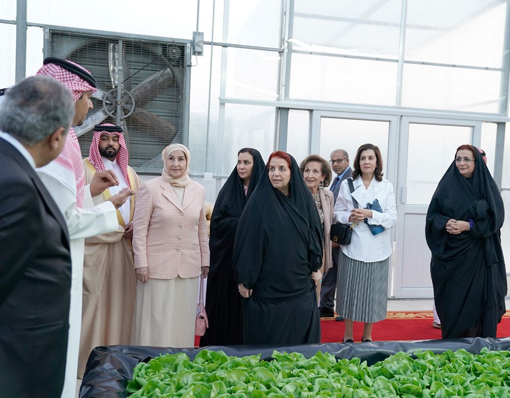 الأميرة سبيكة تفتتح دار أكوا للاستزراع بهورة عالي