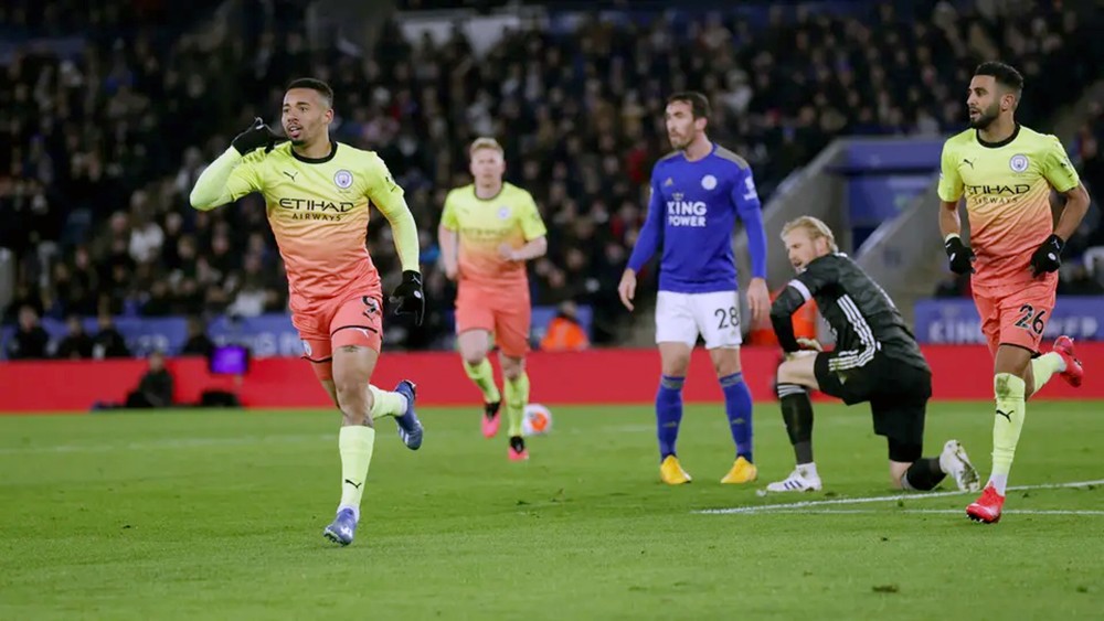 جيسوس يمنح سيتي فوزاً صعباً أمام ليستر