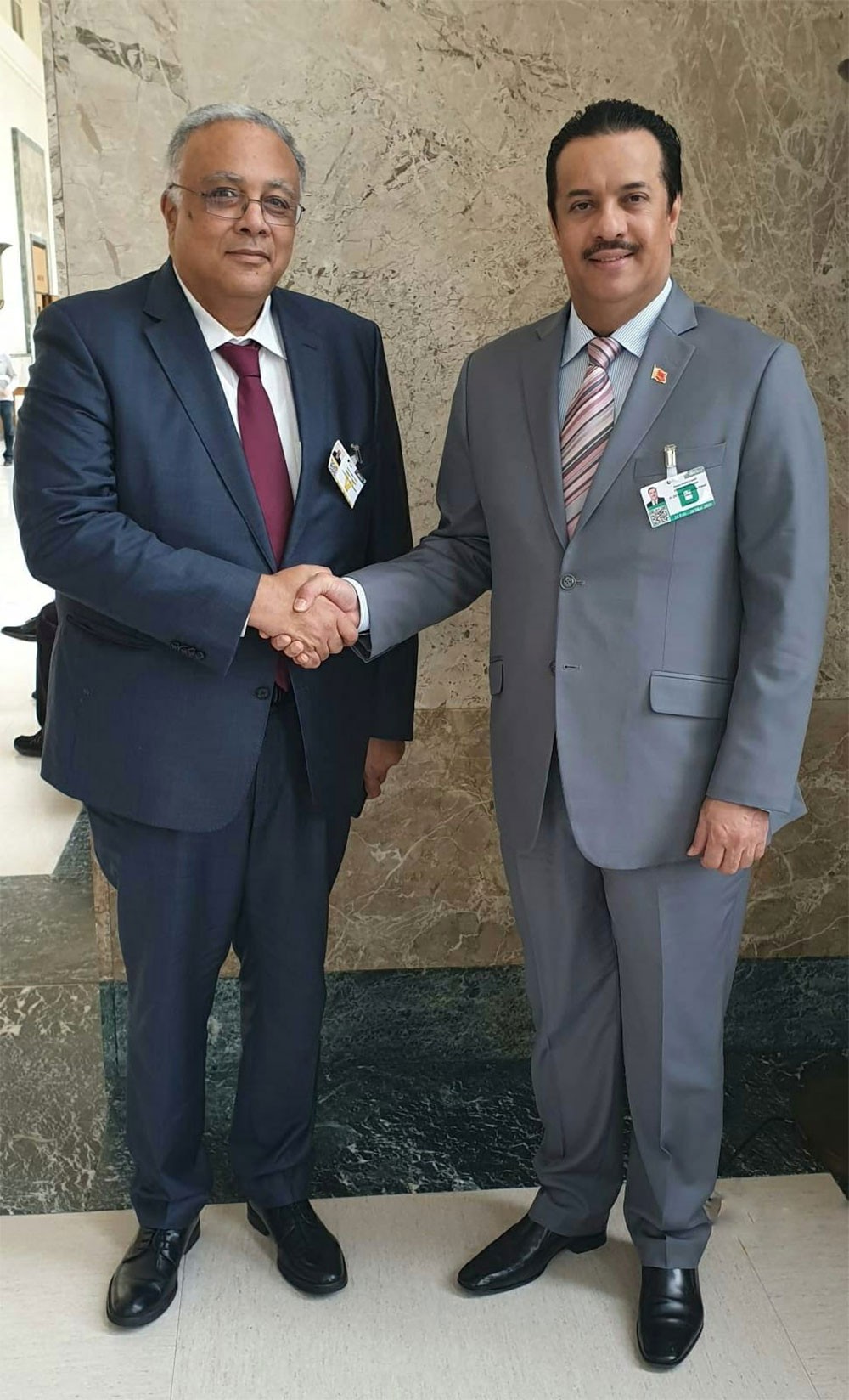 مساعد وزير الخارجية يجتمع مع مساعد وزير خارجية مصر