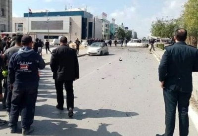 تونس.. إرهابي يفجر نفسه قرب السفارة الأميركية