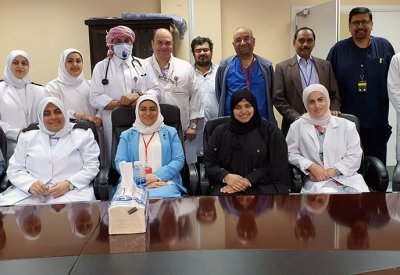 المعارج وسبت تشرحان استخدامات الكمامة لموظفي العناية بالسلمانية