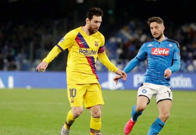 إقامة مباراة برشلونة ونابولي في دوري الأبطال دون جماهير