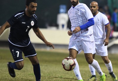 لقاء القوة والصراع بين ألبا وجارمكو في كأس الشركات الكروي 