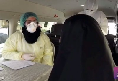 بالفيديو: الوحدات المتنقلة تفحص العائدين وتسحب عينة مخاط الأنف