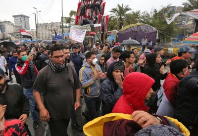 "خلي نعيم يلحق نوري".. متظاهرو بغداد يرفضون اسما جديدا