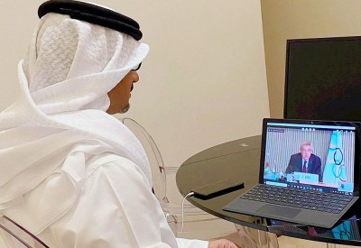 النصف يشارك في اجتماع اللجنة الأولمبية الدولية