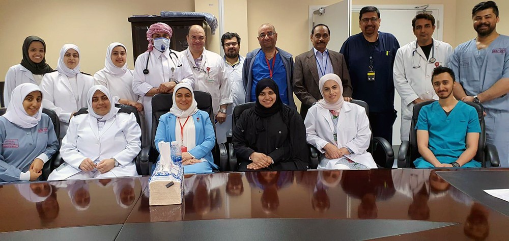 المعارج وسبت تشرحان استخدامات الكمامة لموظفي العناية بالسلمانية