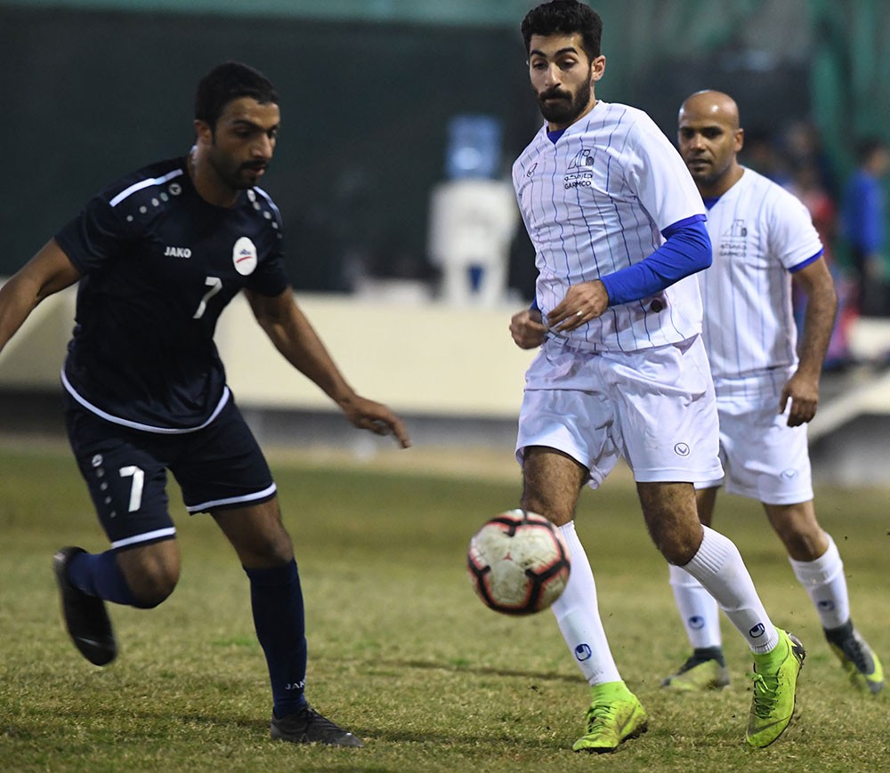 لقاء القوة والصراع بين ألبا وجارمكو في كأس الشركات الكروي 