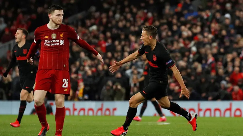 أتلتيكو يفجر المفاجأة ويطيح بليفربول من دوري أبطال أوروبا