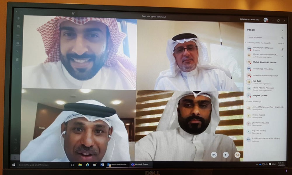 ابوالفتح يترأس اجتماعا عن بُعد لمتابعة مشروع تحديد الرمال البحرية