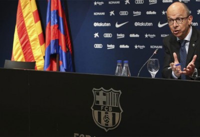 إصابة نائب رئيس برشلونة بفيروس كورونا