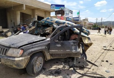 انفجار يستهدف موكباً لحزب الله في سوريا
