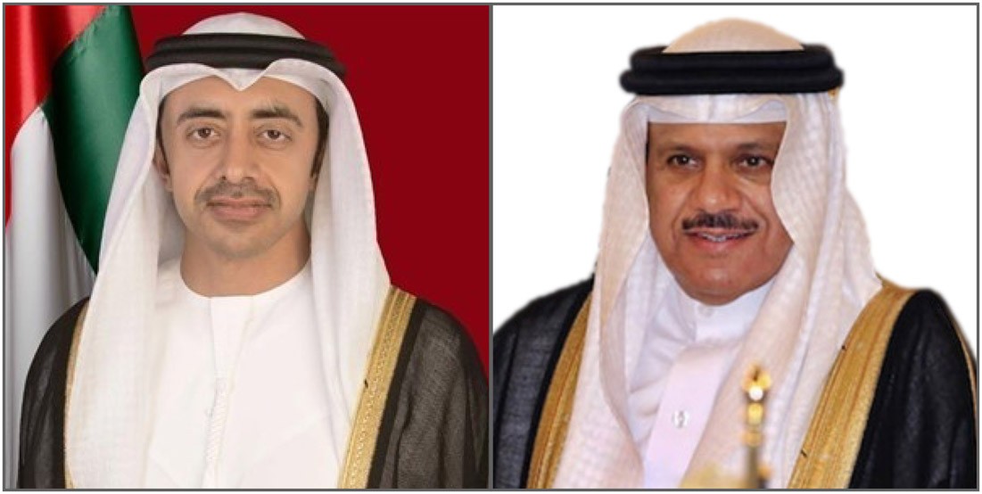وزير الخارجية يجري اتصالاً هاتفيًا مع وزير الخارجية والتعاون الدولي في دولة الإمارات العربية المتحدة الشقيقة