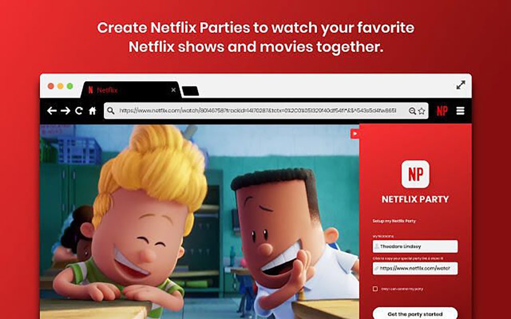 كيفية تستخدم Netflix Party لمشاهدة الأفلام مع أصدقائك