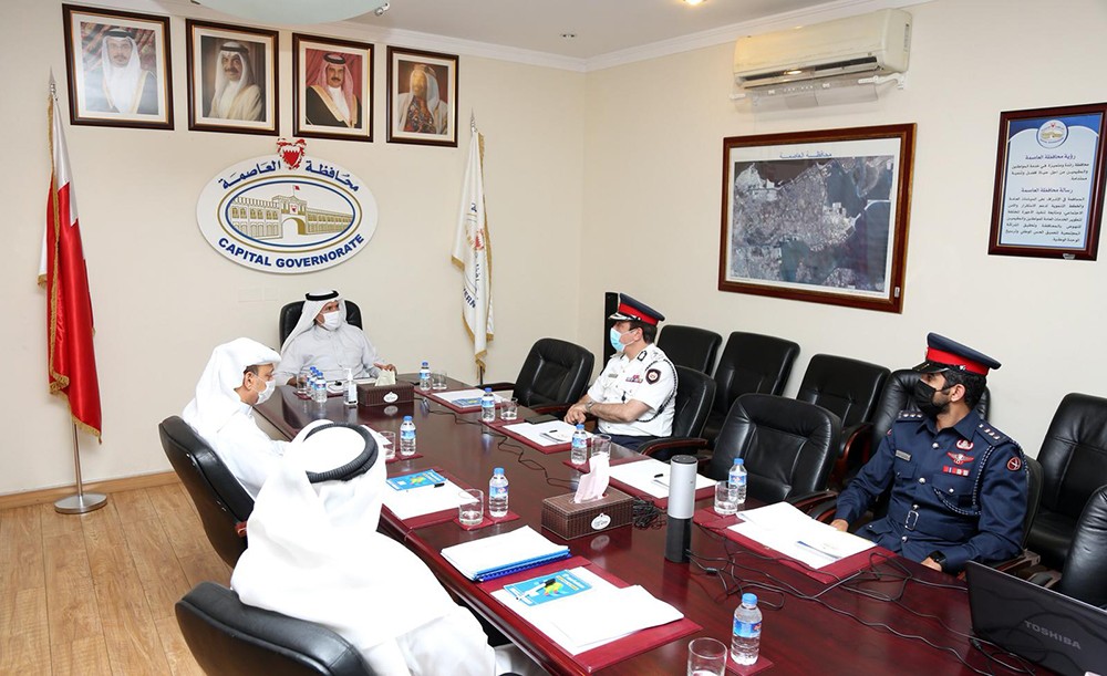 محافظ العاصمة يعقد اجتماعا تنسيقيا لبحث آلية تخفيف كثافة العمالة الأجنبية في مناطق سكنهم