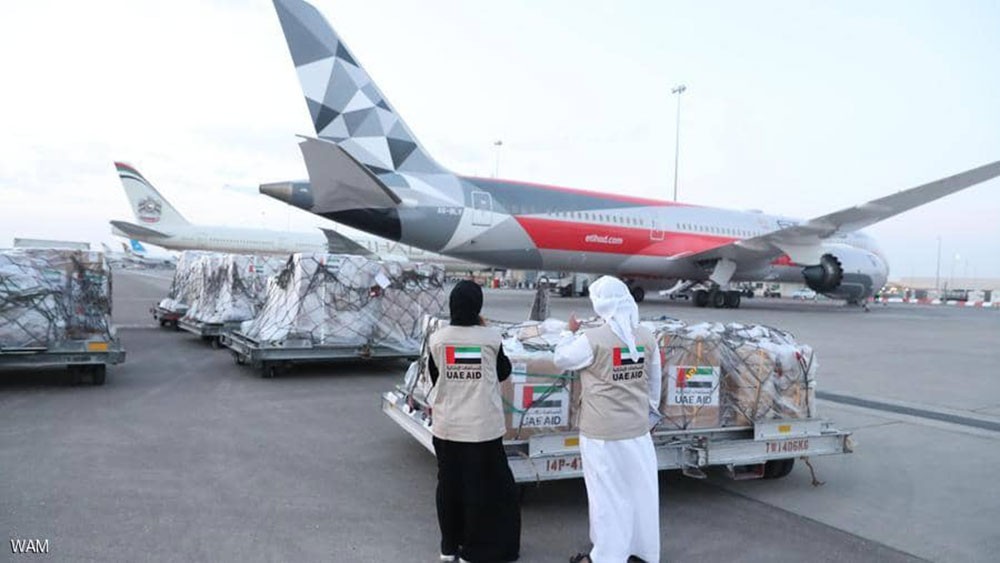  طائرة مساعدات إماراتية إلى موريتانيا لدعمها في مواجهة كورونا 
