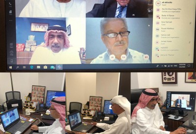 رئيس الاتحاد الدولي للكرة الطائرة يجتمع بالقيادات العربية