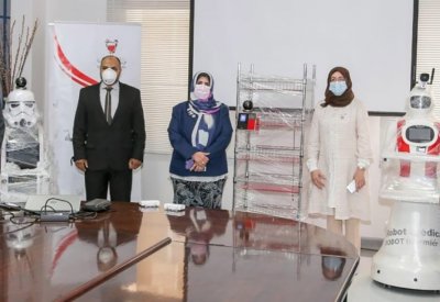 الصحة: استخدام الروبوتات الطبية الجديدة بأجنحة العزل بمراكز العزل والعلاج